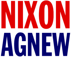 Логотип кампании Nixon / Agnew 1968 года