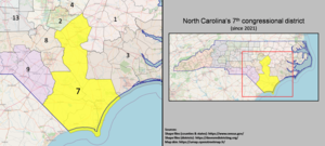 Static map of 2021-3 congressional district