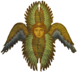 Seraphim by Octavian Smigelschi, Holy Trinity Cathedral, Blaj (1903)