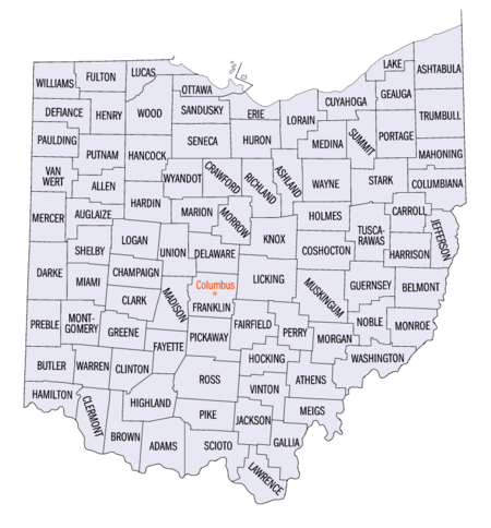 Ohio  on Ohio Map  Clima Owayo  Coi Hoa Nguyen   Kettering  Condadode Ogayo