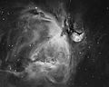 H-alpha image of the nebula with amateur telescope.
