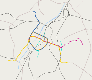 Montgomery (stație de metrou din Bruxelles) se află în Metroul din Bruxelles