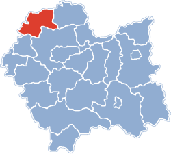 Location within the voivodeship