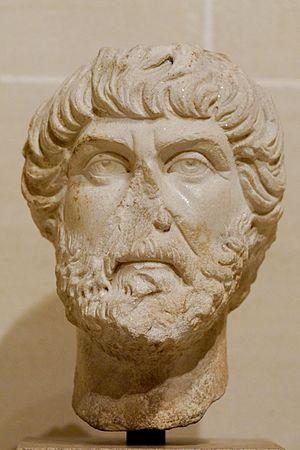 Portrait of a philosopher or an orator. Marble...