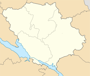 Вишневе. Карта розташування: Полтавська область