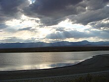 Pruess Lake is spring-fed in the arid Snake Valley of Utah. PruessLake.JPG