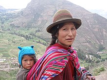 Quechua woman and child in the Sacred Valley, Andes, Peru Quechuawomanandchild.jpg