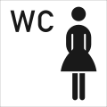 Symbol 8 Damen-WC