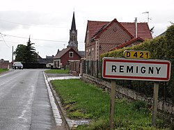 Skyline of Remigny