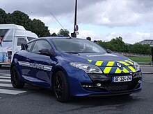 Renault Mégane RS de la Gendarmerie