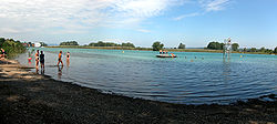 The Rhine shortly after the Lake Constance