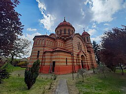 Heliga Treenighetens rumänsk-ortodoxa kyrka i april 2022.