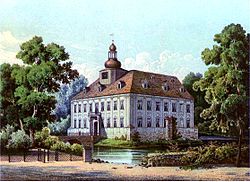 Laasan Palace around 1860, Edition by Alexander Duncker