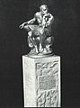 Sculpture dedicated to Antonio Bernocchi installed in Legnano, 1925