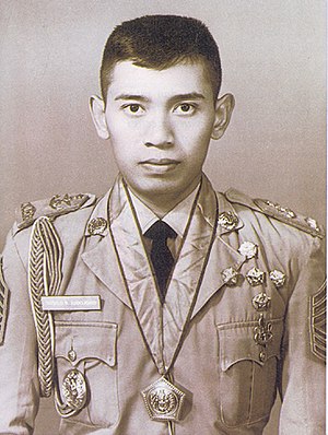English: Portrait of Sergeant Major Susilo Bam...