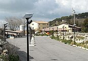 Il piazzale della stazione nel marzo 2009.