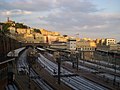 Vue de la gare de Gênes-Piazza-Principe.