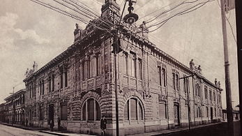 El Edificio Steinvorth en 1908. Edificado por Francesco Tenca, es fiel representante de la arquitectura modernista.