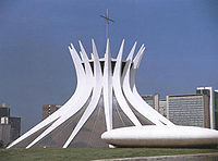 A Catedral de Brasília.