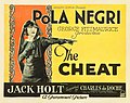 Miniatura para The Cheat (película de 1923)