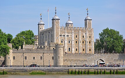 Tower of London from the River Thames at Tower of London, by Bob Collowân