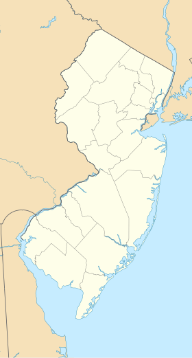 Pennsauken, New Jersey na mapi Nju Džerzija