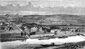 Vue des établissements de John Cockerill à Seraing en 1865. L'entreprise constitue l'usine la plus importante du monde au XIXe siècle
