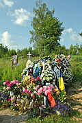 科斯坚科在墓地的坟墓