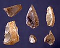 Silex tools found in the Cova Negra