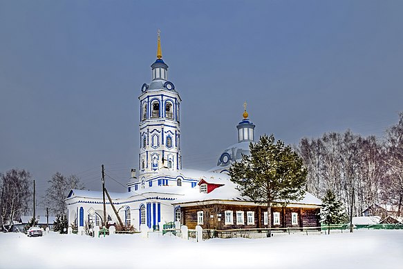 323. Спасская церковь, Спас-Талица, Оричевский район Автор — Ele-chudinovsk