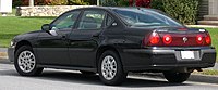 Rear view of the 2002 Chevrolet Impala