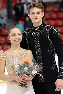 Dmitri Koslowski mit Alexandra Boikowa (2018)