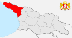 Abkhazia as defined by the Government of the Republic of Georgia