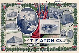 Advertisement for Eaton's Department Store 1907