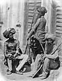 Afghanske sikh-offiserar i Den britisk-indiske hæren i 1858.