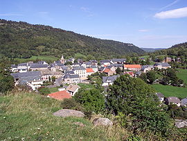 A general view of Albepierre-Bredons