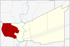 Amplasarea districtului în provincia Pathum Thani