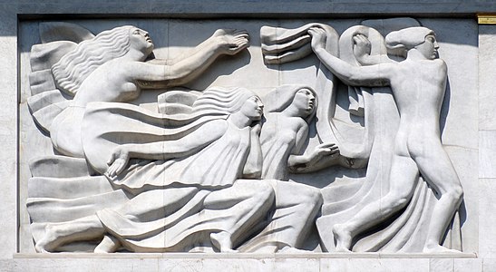 Apolo amb tres de les nou muses, Théâtre des Champs-Élysées (1910–12)