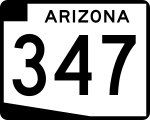 Straßenschild der Arizona State Route 347