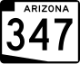 State Route 347 marker