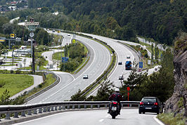 De A12 bij Innsbruck