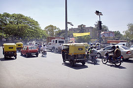 תנועה בבנגלור, הודו, 2008