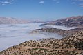 Bazoft valley under a heavy fog