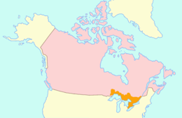 Alto Canada - Localizzazione