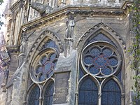 Kathedrale von Reims, Chorumgang ab kurz vor 1220, Sechspässe im Maßwerk