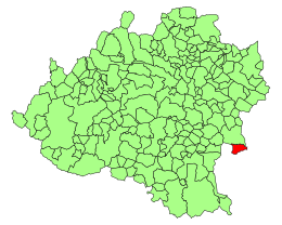 Cihuela – Mappa