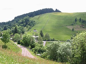 Col du Brabant, les pistes de ski en été