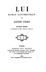 Louise Colet Lui, 1880    