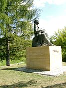 Monument au roi David à Zamość devant la Porte de Lublin.