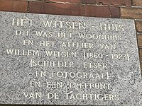 Plaquette aan het Witsenhuis